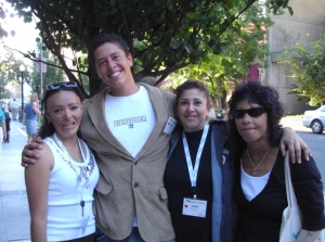 Lili (far right) with fellow World Burn Congress 2006 Attendees